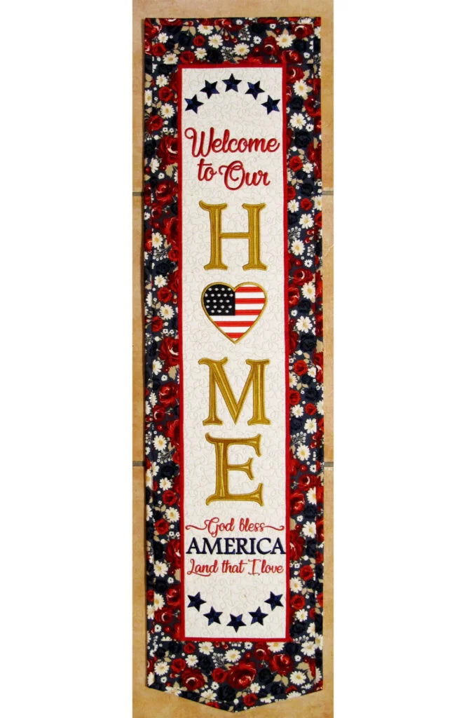 Welcome To Our Home Patriotic